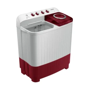 Samsung 8 Kg 5 Star Semi Automatic Top Load Washing Machine WT80C4000RR | Air Turbo Drying, Double Storm Pulsator, Rust-Proof Body, Light Gray with Wine Base Samsung 8 Kg 5 Star Semi Automatic Top Load Washing Machine WT80C4000RR | Air Turbo Drying, Double Storm Pulsator, Rust-Proof Body, Light Gray with Wine Base