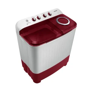 Samsung 8 Kg 5 Star Semi Automatic Top Load Washing Machine WT80C4000RR | Air Turbo Drying, Double Storm Pulsator, Rust-Proof Body, Light Gray with Wine Base Samsung 8 Kg 5 Star Semi Automatic Top Load Washing Machine WT80C4000RR | Air Turbo Drying, Double Storm Pulsator, Rust-Proof Body, Light Gray with Wine Base