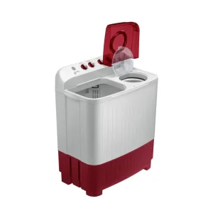 Samsung 8 Kg 5 Star Semi Automatic Top Load Washing Machine WT80C4000RR | Air Turbo Drying, Double Storm Pulsator, Rust-Proof Body, Light Gray with Wine Base Samsung 8 Kg 5 Star Semi Automatic Top Load Washing Machine WT80C4000RR | Air Turbo Drying, Double Storm Pulsator, Rust-Proof Body, Light Gray with Wine Base
