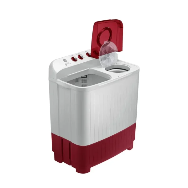 Samsung 8 Kg 5 Star Semi Automatic Top Load Washing Machine WT80C4000RR | Air Turbo Drying, Double Storm Pulsator, Rust-Proof Body, Light Gray with Wine Base Samsung 8 Kg 5 Star Semi Automatic Top Load Washing Machine WT80C4000RR | Air Turbo Drying, Double Storm Pulsator, Rust-Proof Body, Light Gray with Wine Base