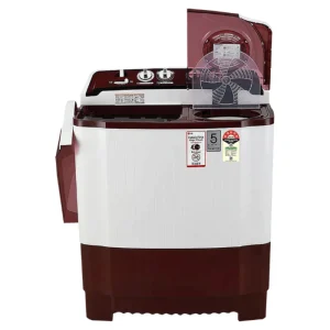 LG 8Kg Semi Automatic Top Load Washing Machine P8035SRAZA | 5 Star | Roller Jet Pulsator | Burgundy