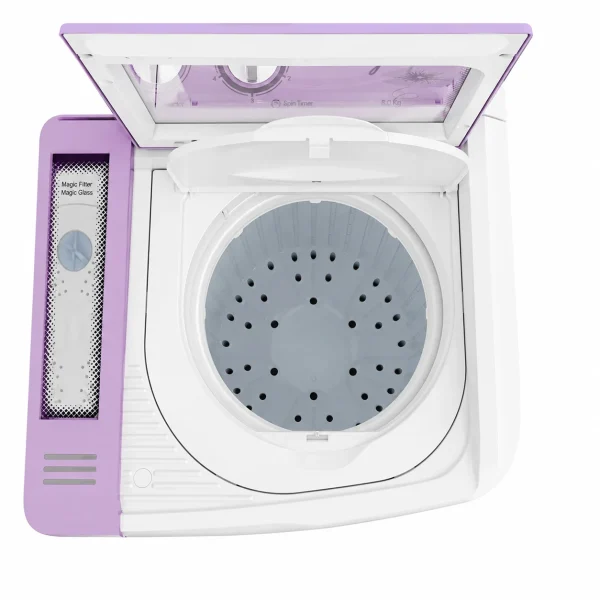 Godrej 8 Kg Semi Automatic Washing Machine WS EDGE 80 5.0 TB3 M LVDR Lavender | 5 Star Energy Efficient Washer