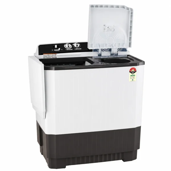 LG 10 Kg 5 Star Semi Automatic Top Load Washing Machine P1040RGAZ with Roller Jet Pulsator, Rat Away Feature & 1300 RPM Dark Gray 5 Year Motor Warranty