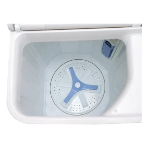 Haier 7 Kg Semi-Automatic Washing Machine With Toughened Glass HTW70-178BKN