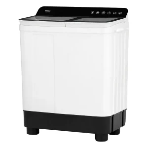 Haier 7 Kg Semi-Automatic Washing Machine With Toughened Glass HTW70-178BKN