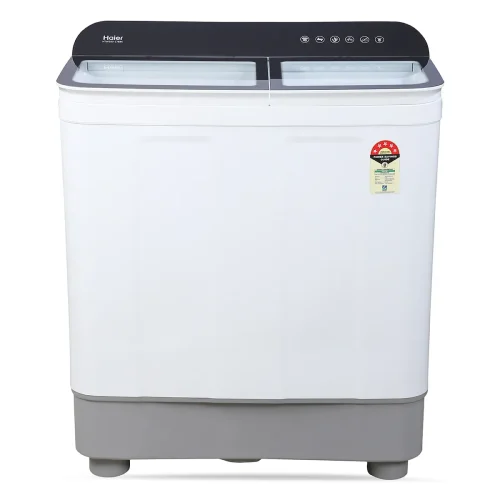 Haier 7 Kg Semi-Automatic Washing Machine With Toughened Glass HTW70-178BKN Haier 7 Kg Semi-Automatic Washing Machine With Toughened Glass HTW70-178BKN