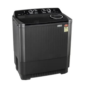LG 8.5 Kg Semi Automatic Top Load Washing Machine P8535SLMZ | 5 Star, Roller Jet Pulsator, Wind Jet Dry – Full Black
