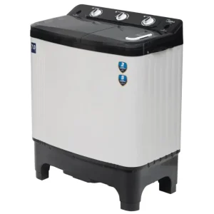 Midea 7 Kg Semi Automatic Top Load Washing Machine Black White MWMSA070PPG(KW) with IPX4 Protection & Thermal Protection | 2 Year Warranty