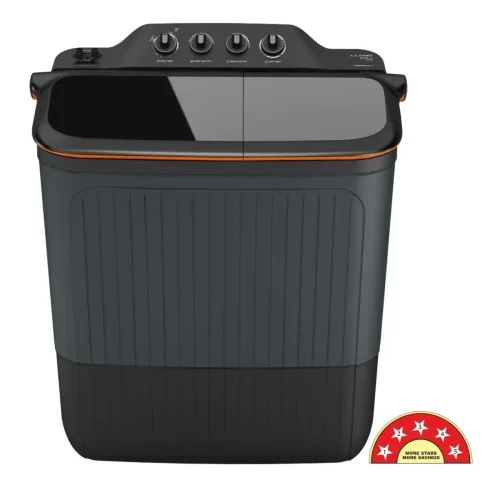 Lloyd 8 Kg Semi-Automatic Top Load Washing Machine GLWS805EXAVG | 1350 RPM, 5 Star, Powerful Wash Lloyd 8 Kg Semi-Automatic Top Load Washing Machine GLWS805EXAVG | 1350 RPM, 5 Star, Powerful Wash