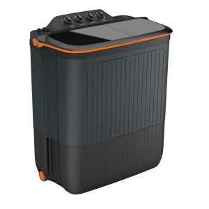 Lloyd 8 Kg Semi-Automatic Top Load Washing Machine GLWS805EXAVG | 1350 RPM, 5 Star, Powerful Wash