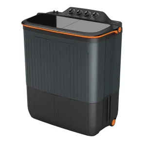 Lloyd 8 Kg Semi-Automatic Top Load Washing Machine GLWS805EXAVG | 1350 RPM, 5 Star, Powerful Wash