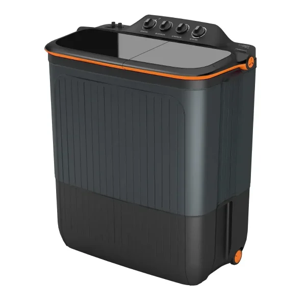 Lloyd 8 Kg Semi-Automatic Top Load Washing Machine GLWS805EXAVG | 1350 RPM, 5 Star, Powerful Wash