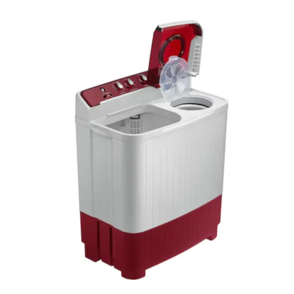 Samsung 8.5 Kg 5 Star Semi Automatic Washing Machine (WT85B4200RR, Light Gray) with Hexa Storm Pulsator, Dual Magic Filter, Air Turbo Drying & Rust-Proof Body