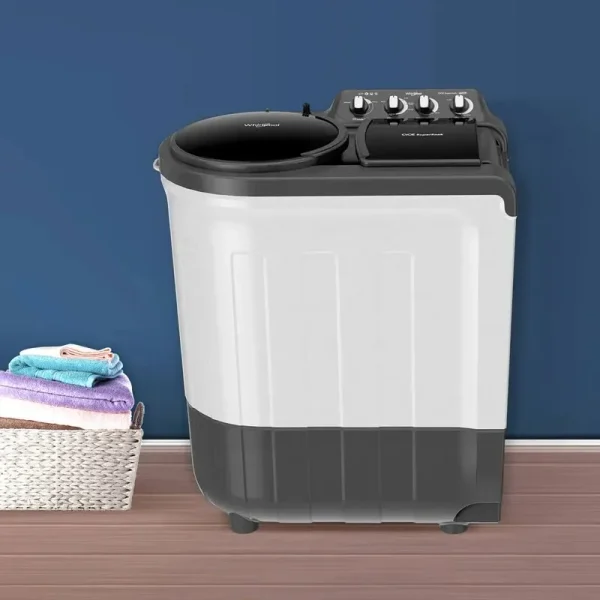 Whirlpool 7 Kg Semi Automatic Washing Machine ,Supersoak Technology (ACE 7.0 Sup Soak ,Grey 30299) 2024 Model