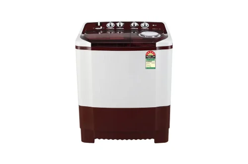 LG 8Kg Semi Automatic Top Load Washing Machine P8035SRAZA | 5 Star | Roller Jet Pulsator | Burgundy