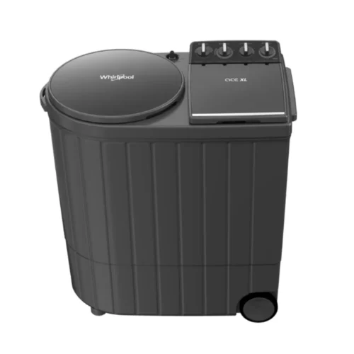 Whirlpool ACE XL 12 Kg 5-Star Semi-Automatic Washing Machine with Dynamix (30349), 3D Turbo Impeller & Hard Water Wash – Graphite Grey