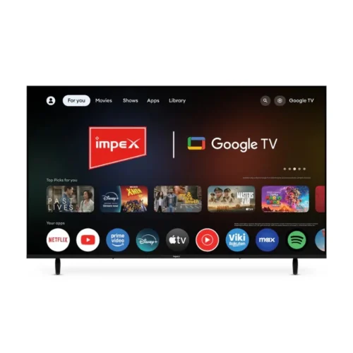 Impex evoQ 55S4QLF3 55 Inch 4K QLED Smart Google TV with HDR10, Dolby Audio & 120Hz Gaming Mode