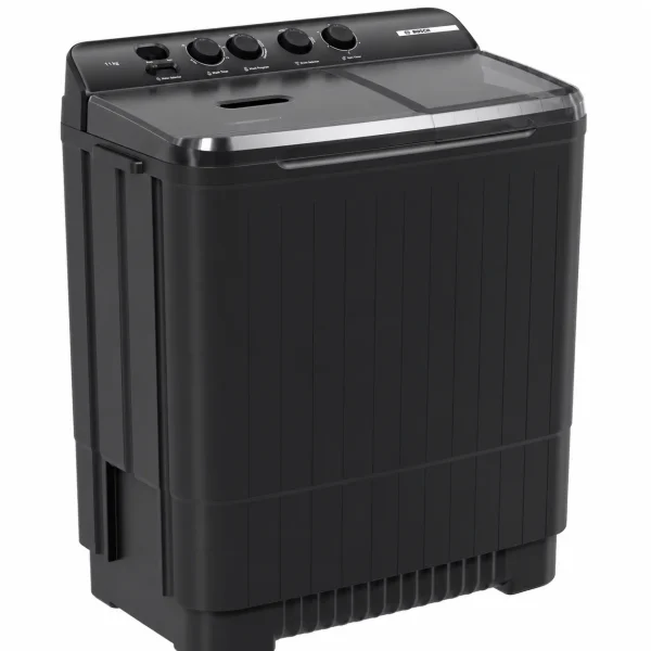 Bosch WJG803S0IN 8 kg Semi-Automatic Washing Machine with Hard Water Wash | Black Bosch WJG803S0IN 8 kg Semi-Automatic Washing Machine with Hard Water Wash | Black