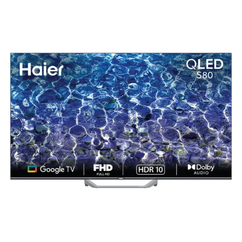 Haier H32S80FFX 32 Inch Full HD QLED Smart TV – HDR10, MEMC, Google TV