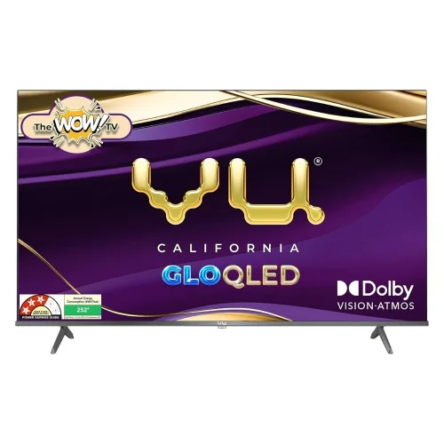 VU 55 Inch GloQLED TV – 4K UHD, Google TV, Dolby Atmos & Quantum Dot Display VU 55 Inch GloQLED TV – 4K UHD, Google TV, Dolby Atmos & Quantum Dot Display