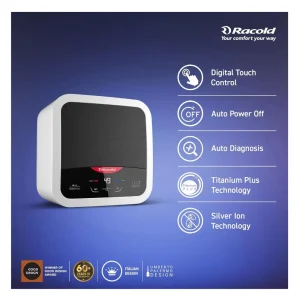 Racold Omnis DG 25L 5 Star Storage Water Heater Black Racold Omnis DG 25L 5 Star Storage Water Heater Black