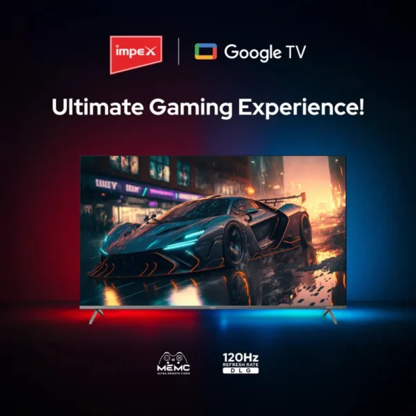 IMPEX evoQ 65S4QLC3 65 Inch 4K QLED Google TV | Dolby Vision & Atmos