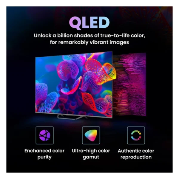 Haier H32S80FFX 32 Inch Full HD QLED Smart TV – HDR10, MEMC, Google TV