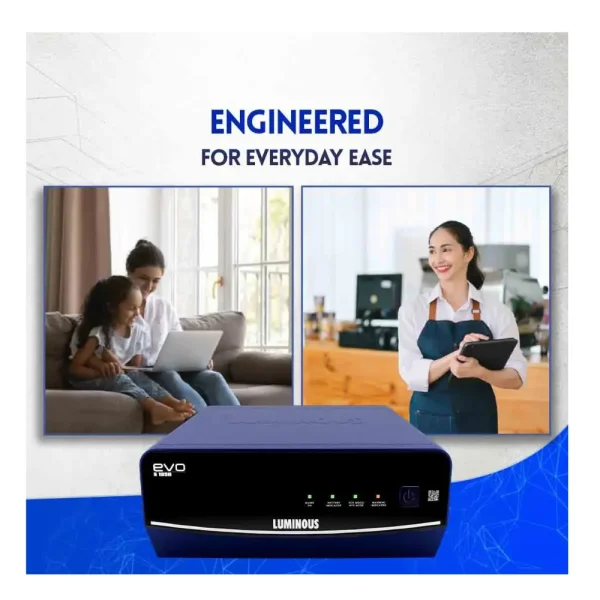Luminous EVO S 1250 1100VA/12V Inverter with Advanced LVFC Technology Luminous EVO S 1250 1100VA/12V Inverter with Advanced LVFC Technology