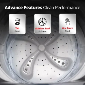 SHARP 10 Kg 5 Star Top Load Washing Machine ES-T100N-BK SHARP 10 Kg 5 Star Top Load Washing Machine ES-T100N-BK
