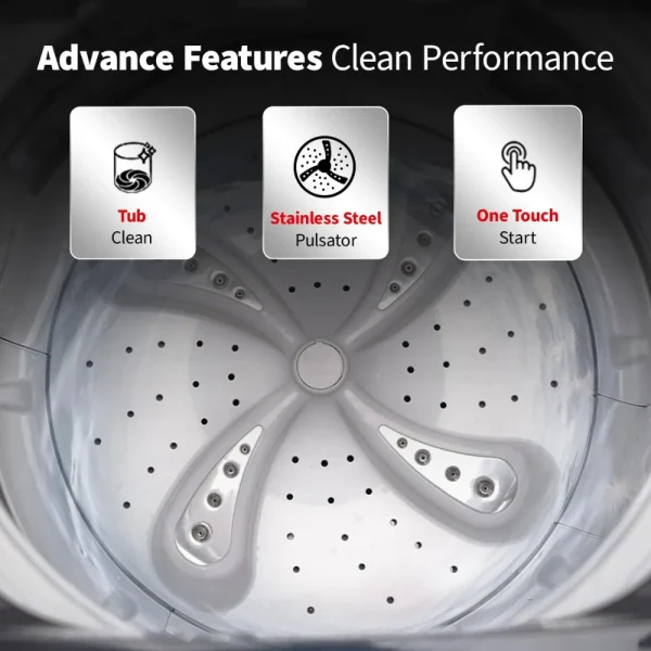 SHARP 10 Kg 5 Star Top Load Washing Machine ES-T100N-BK SHARP 10 Kg 5 Star Top Load Washing Machine ES-T100N-BK