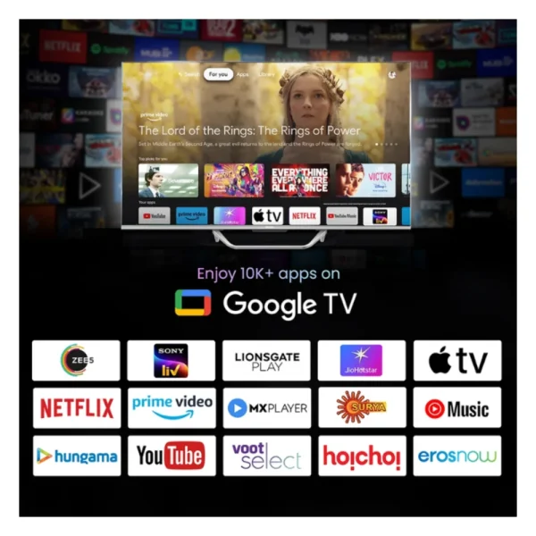 Haier H32S80FFX 32 Inch Full HD QLED Smart TV – HDR10, MEMC, Google TV