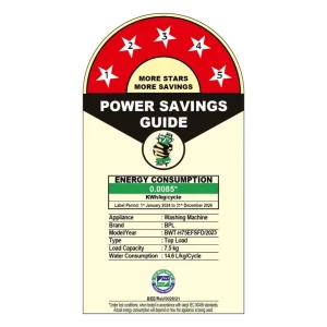 BPL BWTH75EFSFD Top Load Washing Machine – Energy Efficient & Fully Automatic