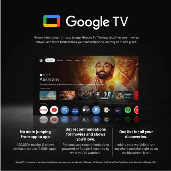 IMPEX 65S4MLC3 65 Inch 4K Mini LED Google TV with Dolby Vision & Atmos IMPEX 65S4MLC3 65 Inch 4K Mini LED Google TV with Dolby Vision & Atmos