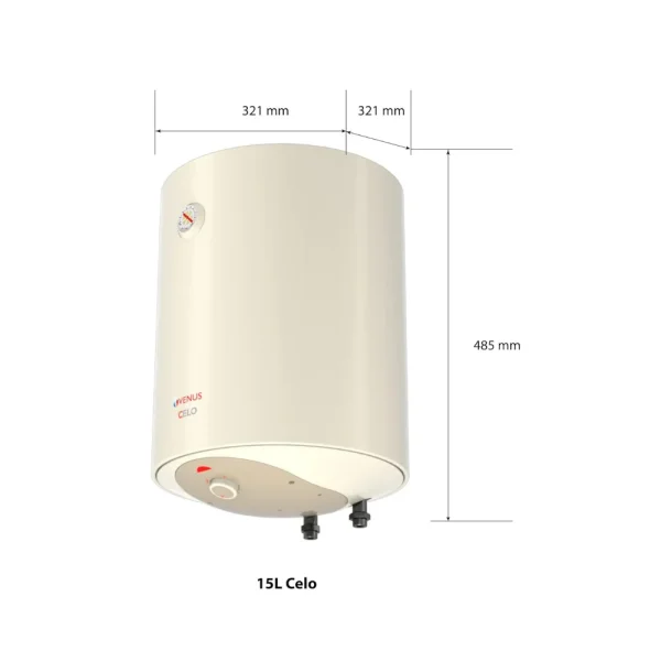 Venus Celo 15CV 15 Litre Geyser | 5 Star BEE Rated Storage Water Heater Venus Celo 15CV 15 Litre Geyser | 5 Star BEE Rated Storage Water Heater