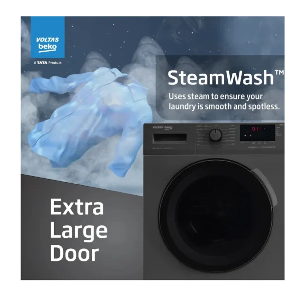 Voltas Beko 7kg Fully Automatic Front Load Washing Machine | WFL7012B7JVBKA Voltas Beko 7kg Fully Automatic Front Load Washing Machine | WFL7012B7JVBKA