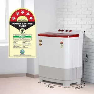 Sharp ES-SD90NB-PR 9kg Semi-Automatic Top Load Washing Machine with HydroBlast Wash & 1300 RPM Sharp ES-SD90NB-PR 9kg Semi-Automatic Top Load Washing Machine with HydroBlast Wash & 1300 RPM