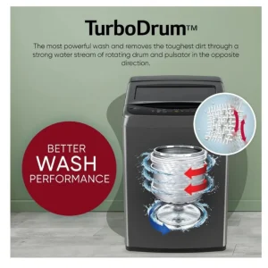 LG T75VBMB1S 7.5KG Washing Machine – Energy Efficient Top Load Washer for Home LG T75VBMB1S 7.5KG Washing Machine – Energy Efficient Top Load Washer for Home