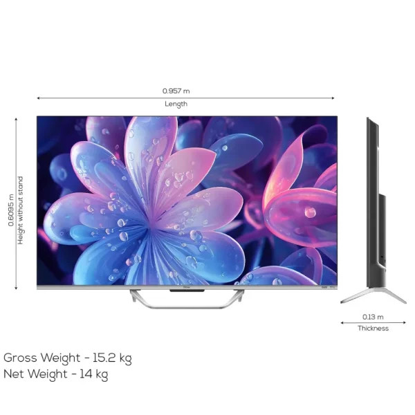 Haier 43S800QT-P 43 Inch 4K QLED Smart Google TV with Dolby Vision & Atmos Haier 43S800QT-P 43 Inch 4K QLED Smart Google TV with Dolby Vision & Atmos