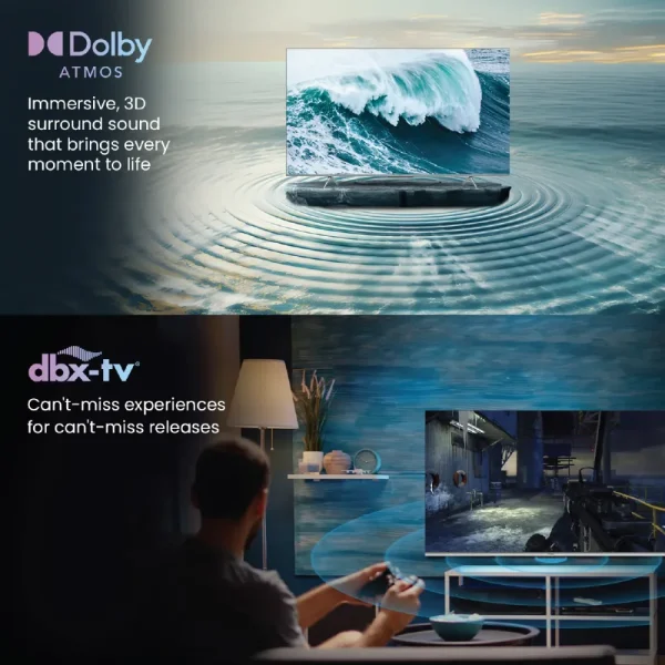 Haier 50P7GT-P 50 Inch 4K UHD Smart Google TV with Dolby Vision & Atmos