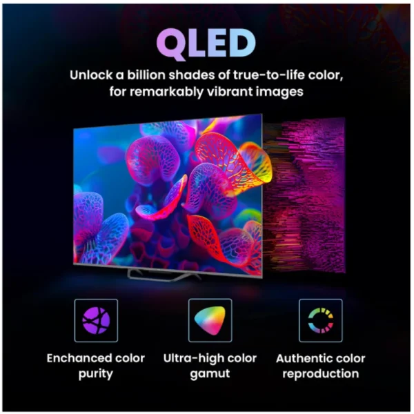 Haier 55S800QT-P 55 Inch 4K QLED Smart Google TV with Dolby Vision & Dolby Atmos 2 Year Warranty