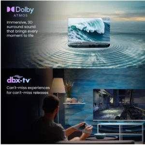 Haier 55S800QT-P 55 Inch 4K QLED Smart Google TV with Dolby Vision & Dolby Atmos 2 Year Warranty