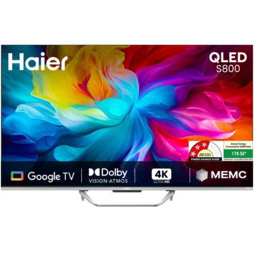 Haier 55S800QT-P 55 Inch 4K QLED Smart Google TV with Dolby Vision & Dolby Atmos 2 Year Warranty