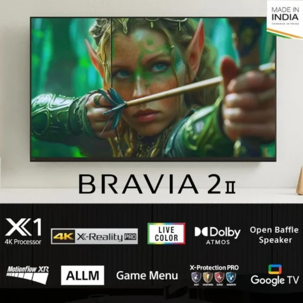 Sony K-43S22M2 2025 Model 43 Inch 4K Ultra HD Smart Google TV with Dolby Atmos