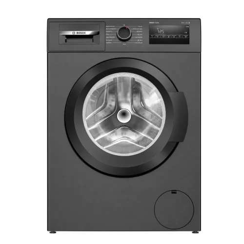 Bosch WGA12208IN 7kg Front Load Washing Machine | 1200 RPM Series 4 | Eco Silence Drive™ | Black