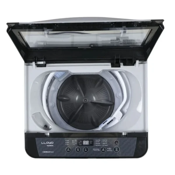 Buy Lloyd GLWT805AMGLG 8 Kg Fully Automatic Top Load Washing Machine Online | 5 Star Energy Rating