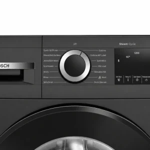 Bosch WGA12208IN 7kg Front Load Washing Machine | 1200 RPM Series 4 | Eco Silence Drive™ | Black Bosch WGA12208IN 7kg Front Load Washing Machine | 1200 RPM Series 4 | Eco Silence Drive™ | Black