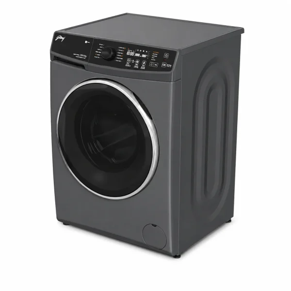 Godrej EON Regalis 9kg WF EON RGL 9014 5.0 IDCRM MT BK Front Load Washing Machine | AI-Powered 1400 RPM BLDC Motor | 5 Star Energy Rating | Steam Wash & Hygiene Care | Black Godrej EON Regalis 9kg WF EON RGL 9014 5.0 IDCRM MT BK Front Load Washing Machine | AI-Powered 1400 RPM BLDC Motor | 5 Star Energy Rating | Steam Wash & Hygiene Care | Black