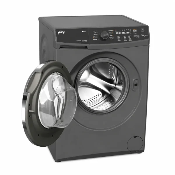Godrej EON Regalis 9kg WF EON RGL 9014 5.0 IDCRM MT BK Front Load Washing Machine | AI-Powered 1400 RPM BLDC Motor | 5 Star Energy Rating | Steam Wash & Hygiene Care | Black Godrej EON Regalis 9kg WF EON RGL 9014 5.0 IDCRM MT BK Front Load Washing Machine | AI-Powered 1400 RPM BLDC Motor | 5 Star Energy Rating | Steam Wash & Hygiene Care | Black