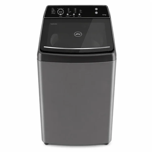 Godrej WTEON VLVT 80 5.0 FDTS MTBK 8KG Fully Automatic Top Load Washing Machine | 5 Star Rated | Black Godrej WTEON VLVT 80 5.0 FDTS MTBK 8KG Fully Automatic Top Load Washing Machine | 5 Star Rated | Black