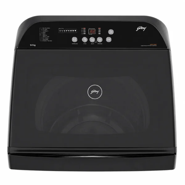Godrej 9.5KG WT EON HYS 95 5.0 FEFH GLGR Fully Automatic Top Load Washing Machine with Anti-Germ Hot Wash, 5 Star Energy Rating & Zero Pressure Technology - Grey Godrej 9.5KG WT EON HYS 95 5.0 FEFH GLGR Fully Automatic Top Load Washing Machine with Anti-Germ Hot Wash, 5 Star Energy Rating & Zero Pressure Technology - Grey